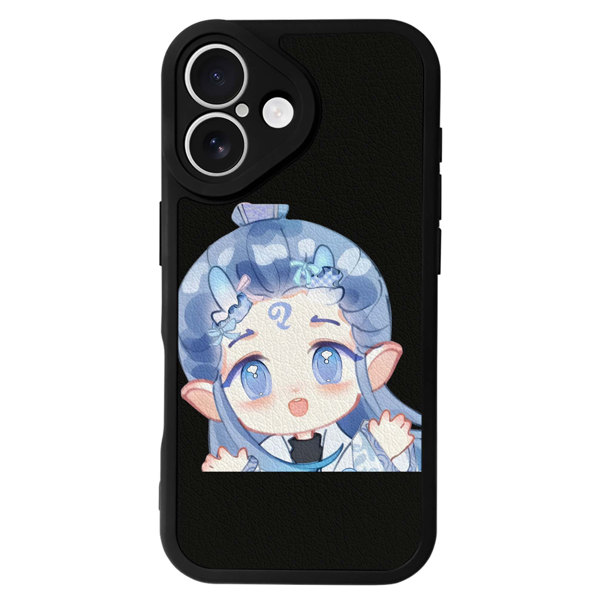 （画像用） Ne Zha 2 ナタ 魔童の大暴れ 【iPhone 16シリーズ対応】シリコンスマホケース（レザー調） 材質：シリコン